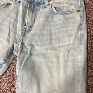 American Eagle Outfitters Blue Relaxed Distressed Jeans